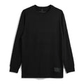 MERINO WOOL UNDER WEAR LONG T-SHIRT (LONG SLEEVE) #BLACK [TAION-U03MWMT]