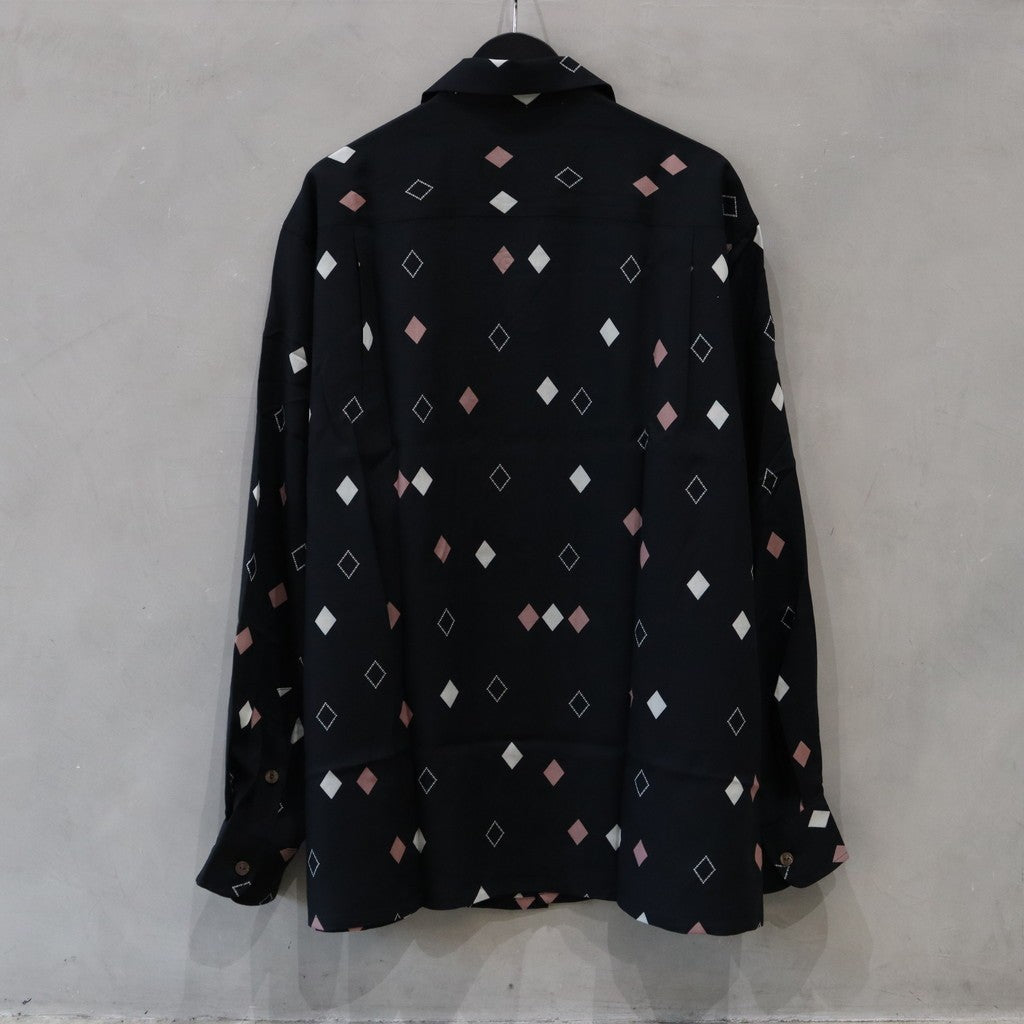 HAWAIIAN SHIRT L/S (TYPE-3) #BLACK [24FW-WMS-HI04]