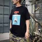 JAWS | CREW NECK T-SHIRT #BLACK [JAWS-WM-TEE01]