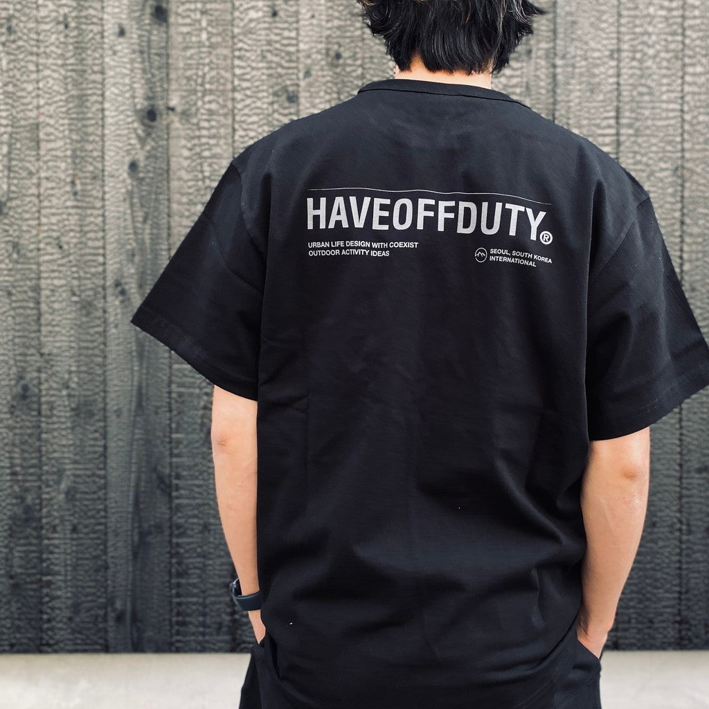 BACK LOGO TEE #BLACK [HOD26-01-TS006]