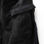 EQUALIZER CORD CARGO PANTS #Black [25FW_B03]