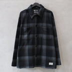 FLEECE SHIRT ( TYPE-1 ) #CHARCOAL [24FW-WMO-BL24]