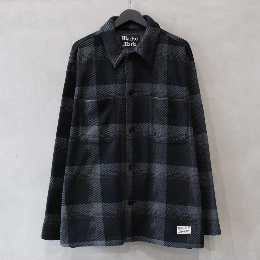 FLEECE SHIRT ( TYPE-1 ) #CHARCOAL [24FW-WMO-BL24]