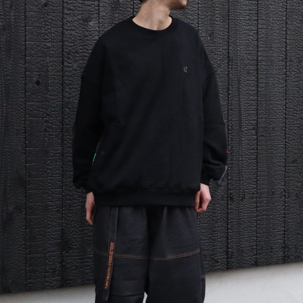 JULIEN CARD CREWNECK #Black [26SS-SW01]