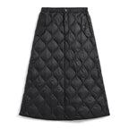 MILITARY SNAP BUTTON DOWN SKIRT（SOFT SHELL） #BLACK [TAION-W150LSSKML-1]