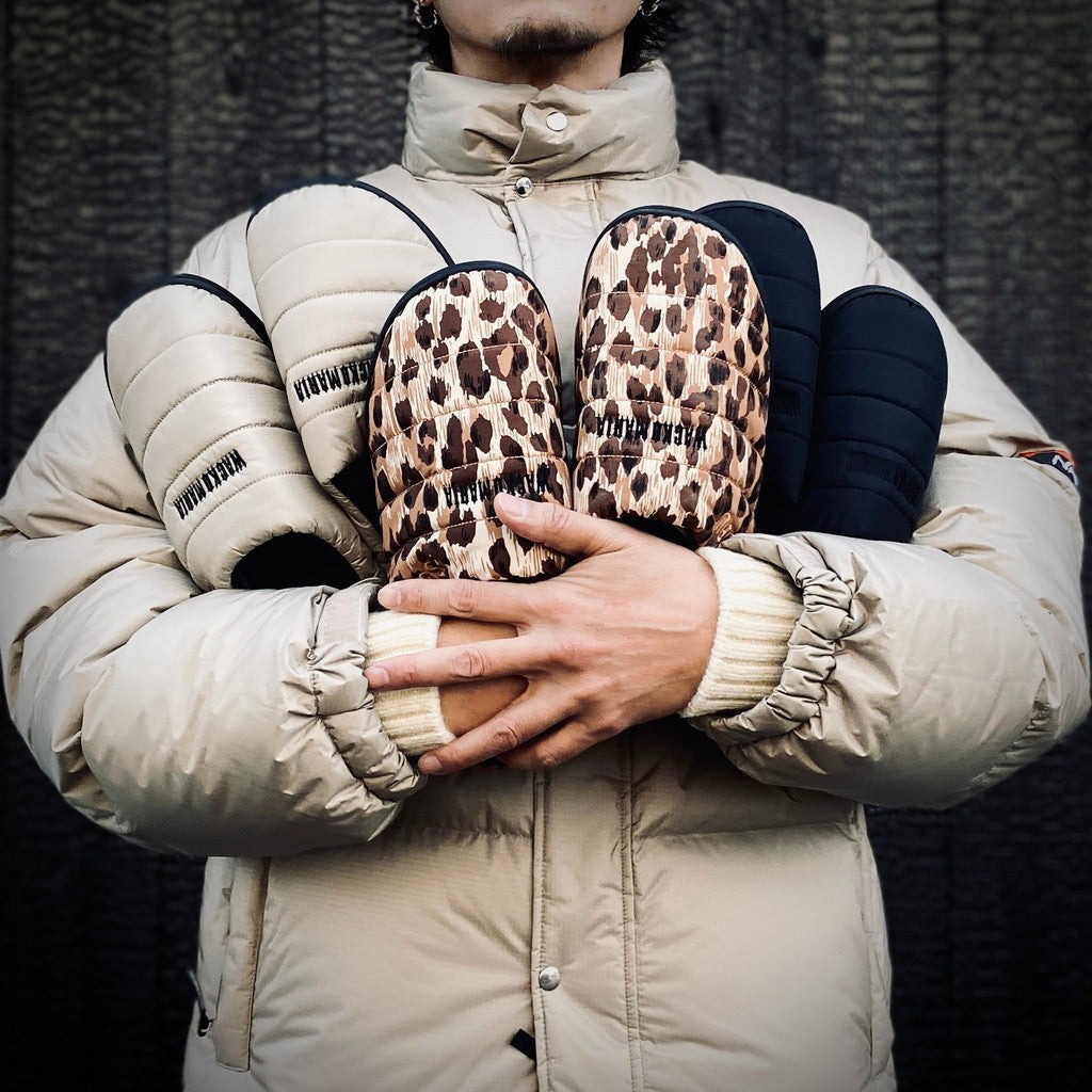 NANGA×SUBU | LEOPARD AURORA WINTER SANDAL #BEIGE [NA-SB-WM-SA06]