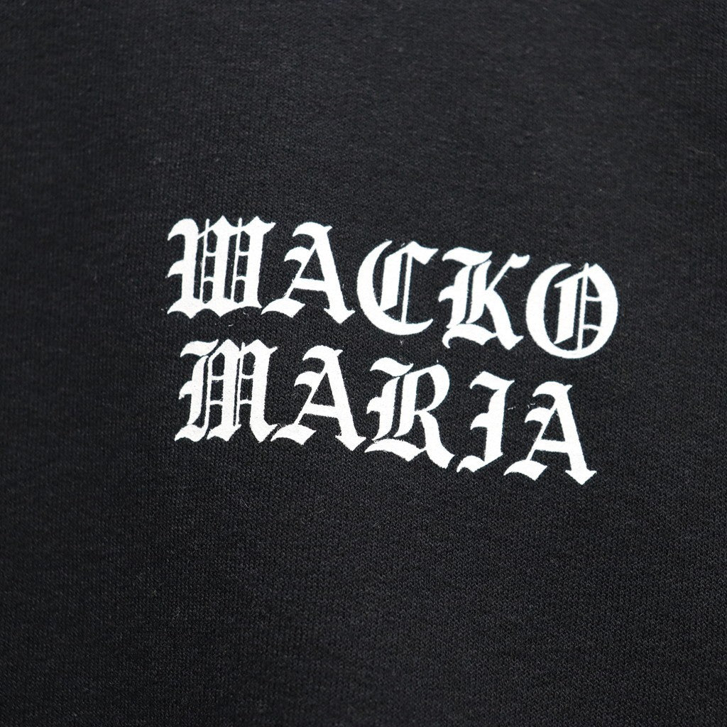 CREW NECK SWEAT SHIRT ( TYPE-1 ) #BLACK/WHITE [26SSE-WMC-SS06]