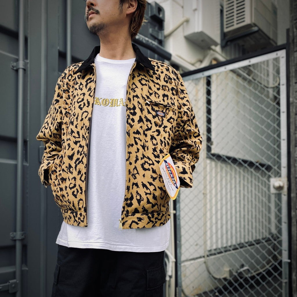 DICKIES | LEOPARD WORK JACKET #BEIGE [25SS-WMO-DC03]