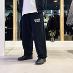 HEAVY WEIGHT SWEAT PANTS #BLACK [25FW-WMC-SP01]