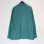 KASURI OPEN COLLAR SHIRT L/S #GREEN [25SSE-WMS-OC03]