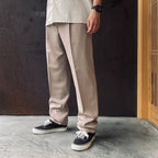 PLEATED TROUSERS ( TYPE-2 ) #L-PINK [26SS-WMP-TR02]
