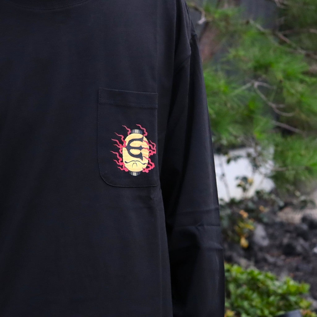 HYAKKI YAENZU LS TEE #Black [26FW_T02]
