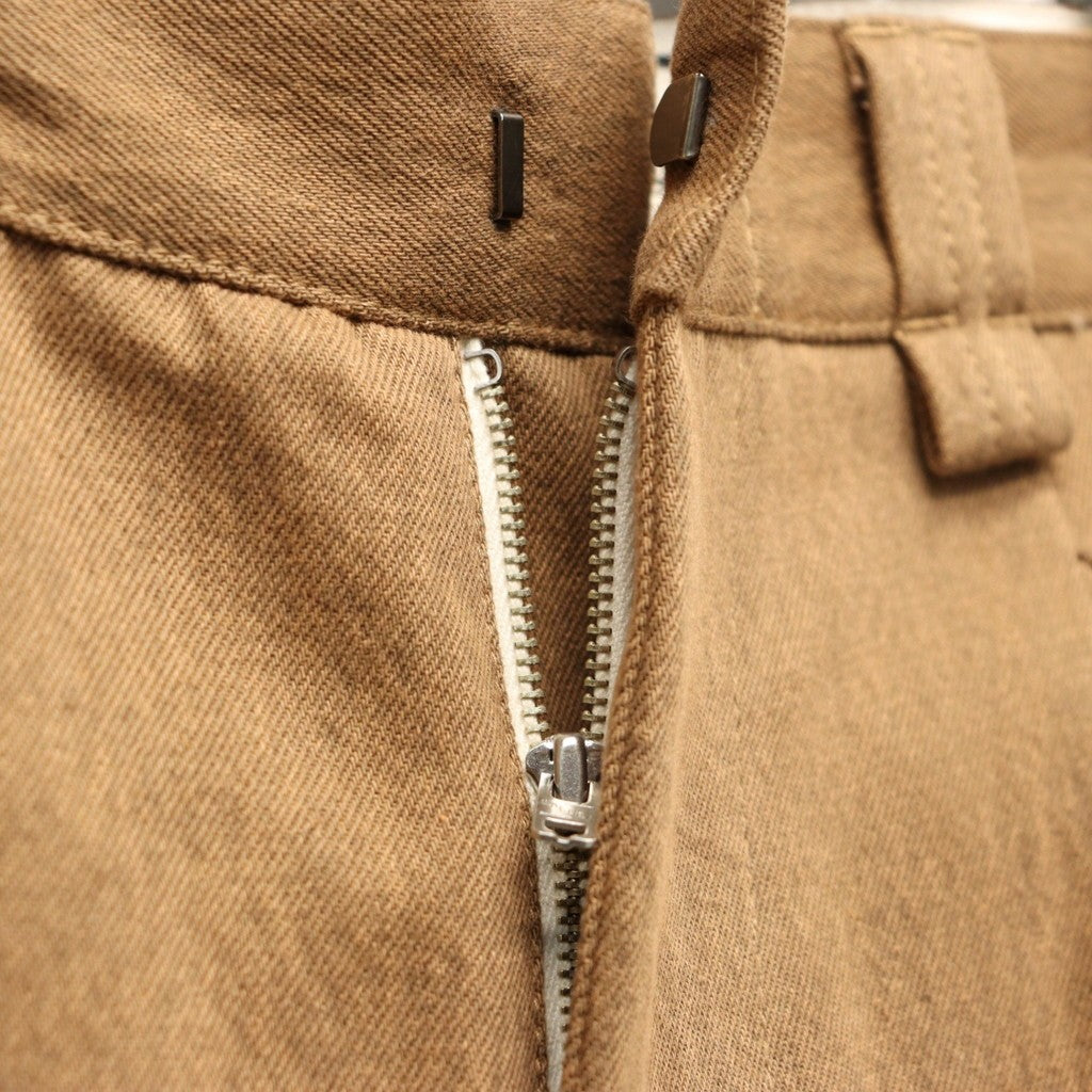 OVERDYE CURVE PANTS #L-BROWN [AY-1019]