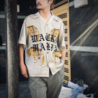 HAWAIIAN SHIRT S/S ( TYPE-7 ) #BEIGE [25SS-WMS-HI07]