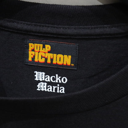 PULP FICTION | CREW NECK LONG SLEEVE T-SHIRT ( TYPE-1 ) #BLACK [PF-WM-LT01]