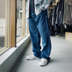 REPAIRED INDIGO PAINTER PANTS #AGED INDIGO [BW252-RIPP]