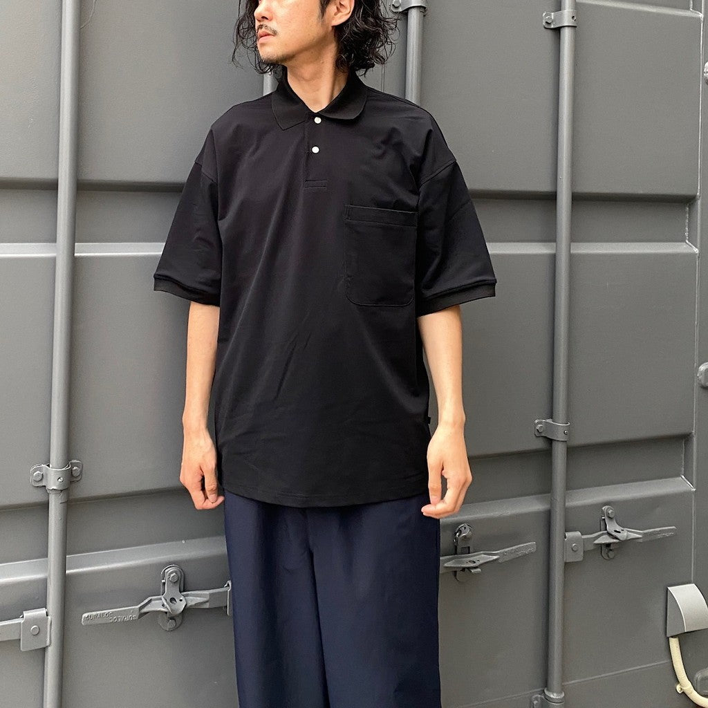 TECH POLO SHIRTS S/S #BLACK [BE-37024]