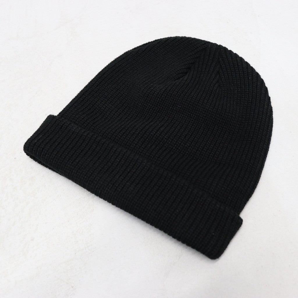 針織手錶帽（1 型）#黑色 [25FW-WMA-CP05]