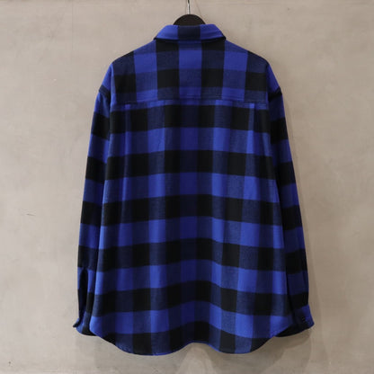 FLANNEL REGULAR COLLAR SHIRT #BLUE [24FW-WMS-RC01]