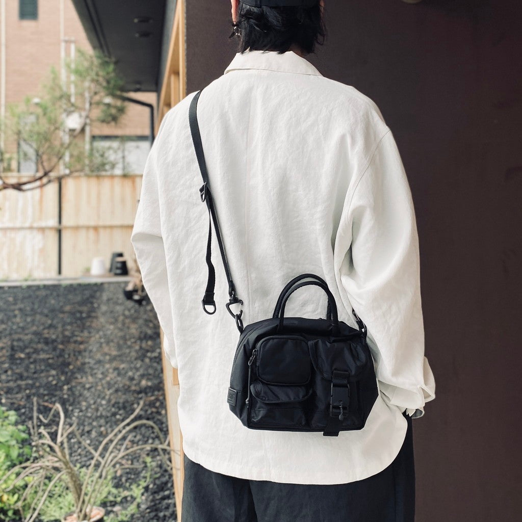 MULTI POCKET 2WAY BAG #BLACK [BCL-151]