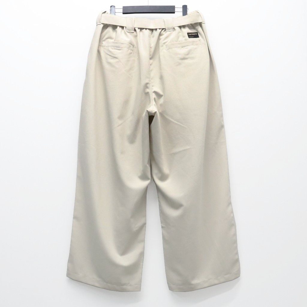 TRO BAGGY SLACKS #Greige [SU26-B09]