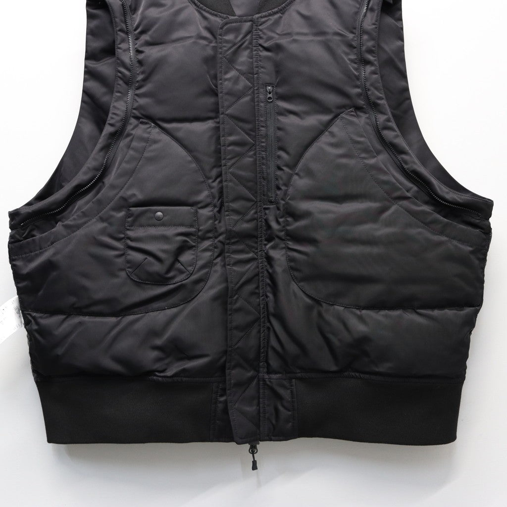 TECH 2WAY MA-1 DOWN JACKET #BLACK [BW-40025W]