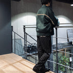 DOUBLE PLEATED TROUSERS #BLACK [23FW-WMP-TR21]