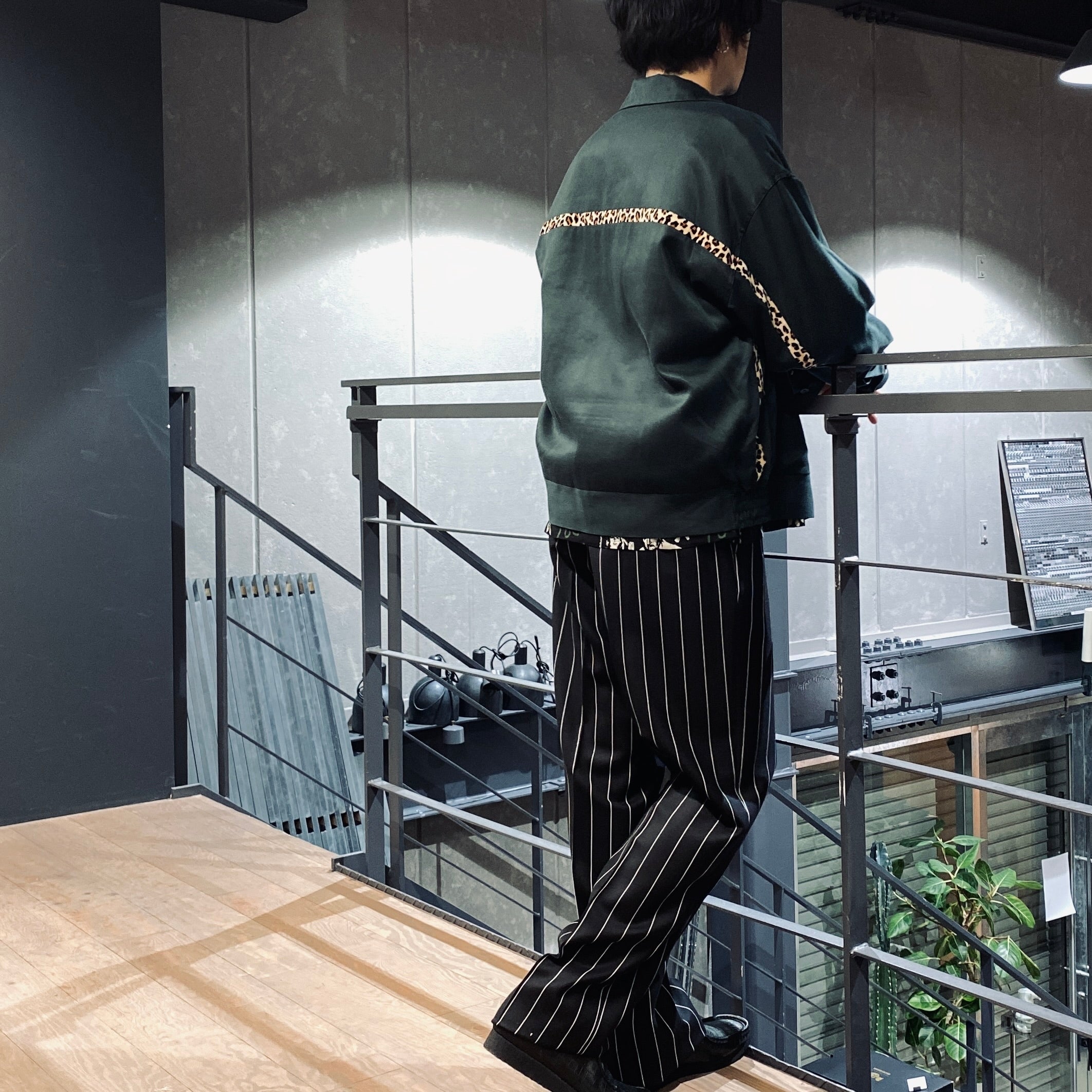 DOUBLE PLEATED TROUSERS #BLACK [23FW-WMP-TR21]