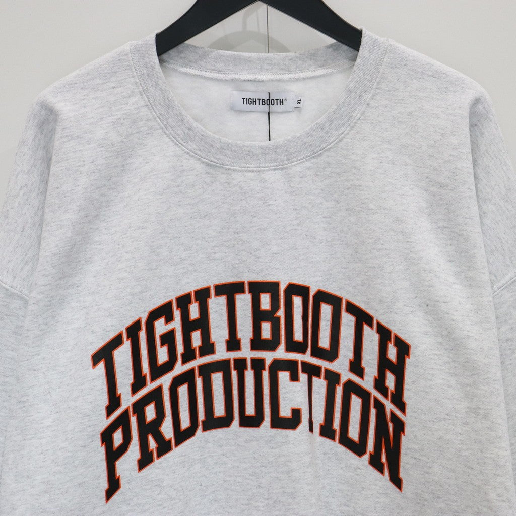 COLLEGE CREW SWEAT SHIRT #Ash [SS25-SW06]