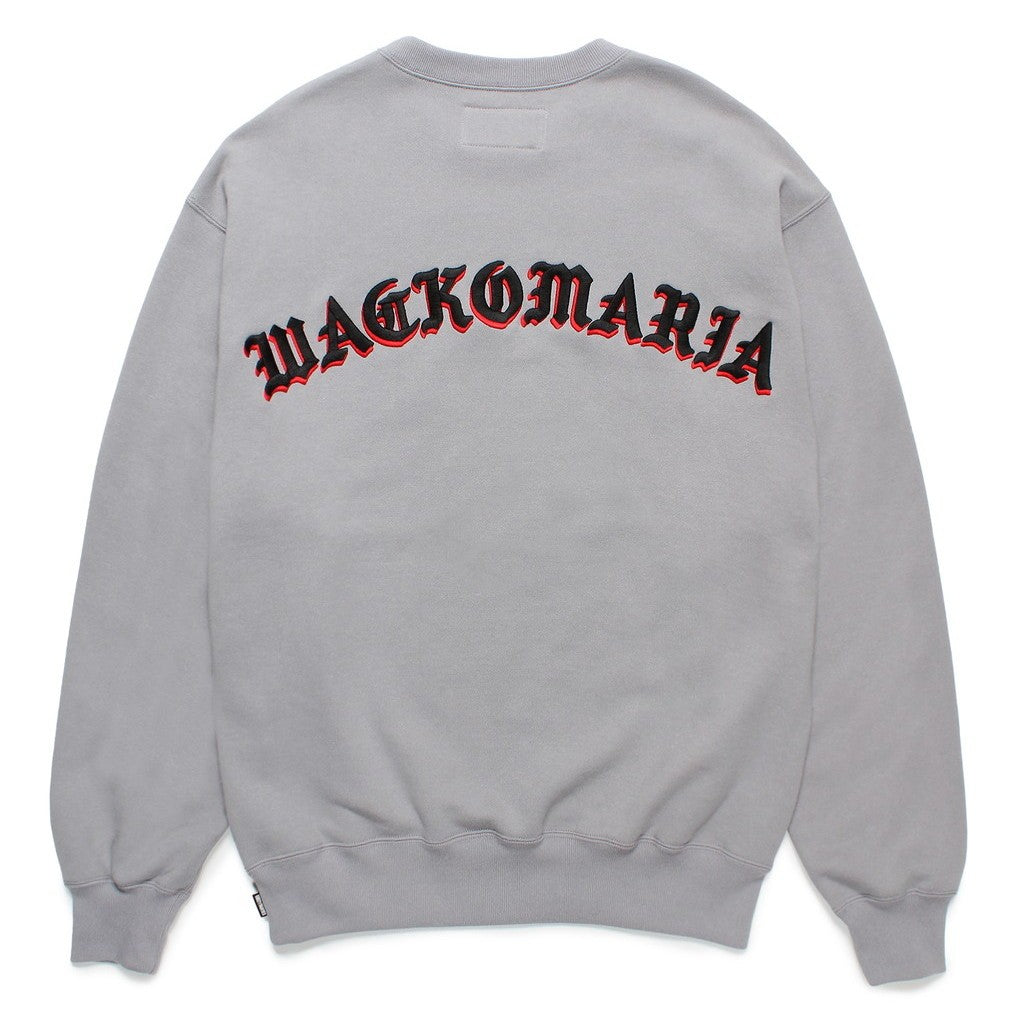 中厚圓領運動衫（TYPE-2）#灰色 [24FW-WMC-SS08]