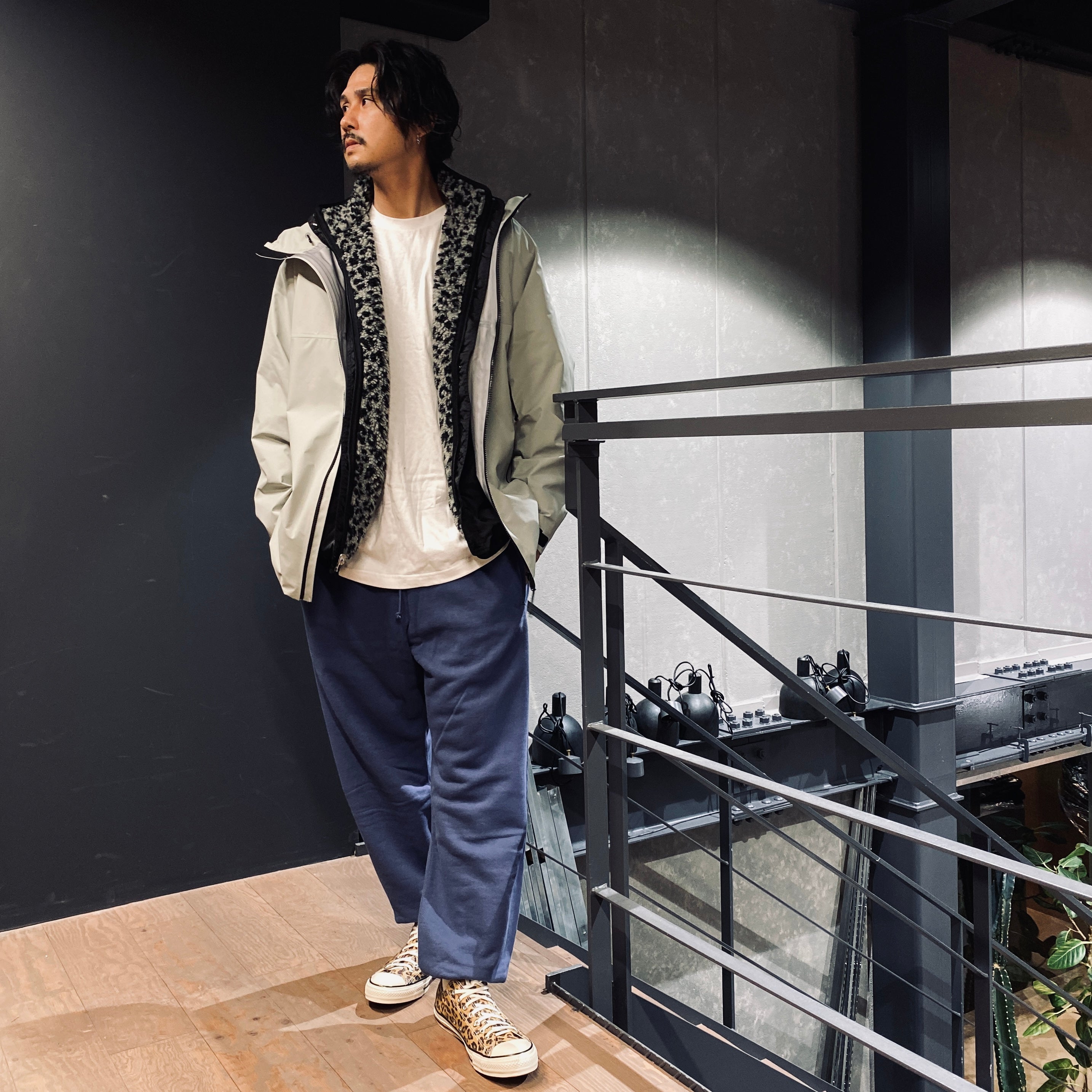 REVERSIBLE LEOPARD BOA JACKET #GRAY [23FW-WMO-OD06]