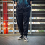 褶襉長褲（2 型）#黑色 [WMGP-WMP-TR05]