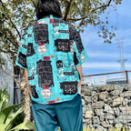 JEAN-MICHEL BASQUIAT | S/S HAWAIIAN SHIRT -TYPE 2- #ONE [BASQUIAT-WM-HI23]