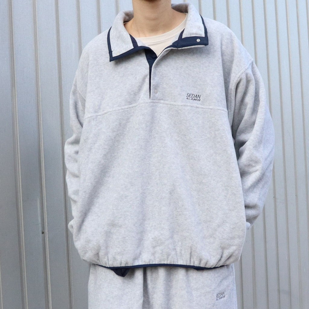 Fleece Snap Pullover #Ash [SD25F-CT11]