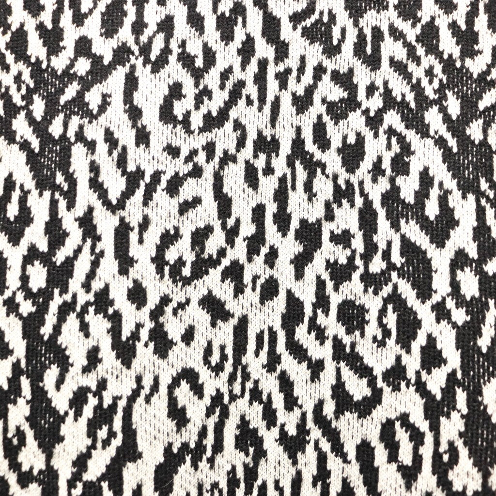 LEOPARD JACQUARD SWEATER ( TYPE-1 ) #WHITE [26SS-WMK-KN13]
