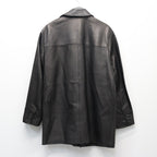 皮革外套（TYPE-2）#黑色 [25FW-WMO-CO04]