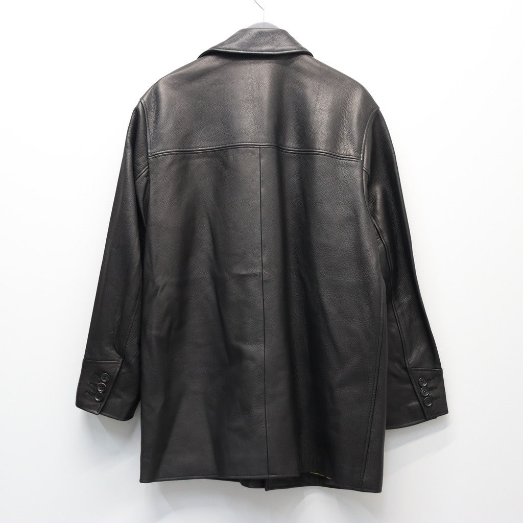 皮革外套（TYPE-2）#黑色 [25FW-WMO-CO04]
