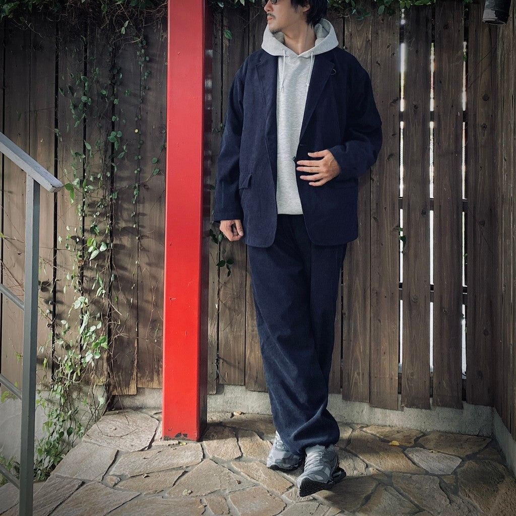 TECH LOOSE 2B JACKET CORDUROY #NAVY [BJ-32025W] – cocorozashi