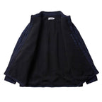 邵氏格紋抓絨外套 #海軍藍 [24FW-JK08]