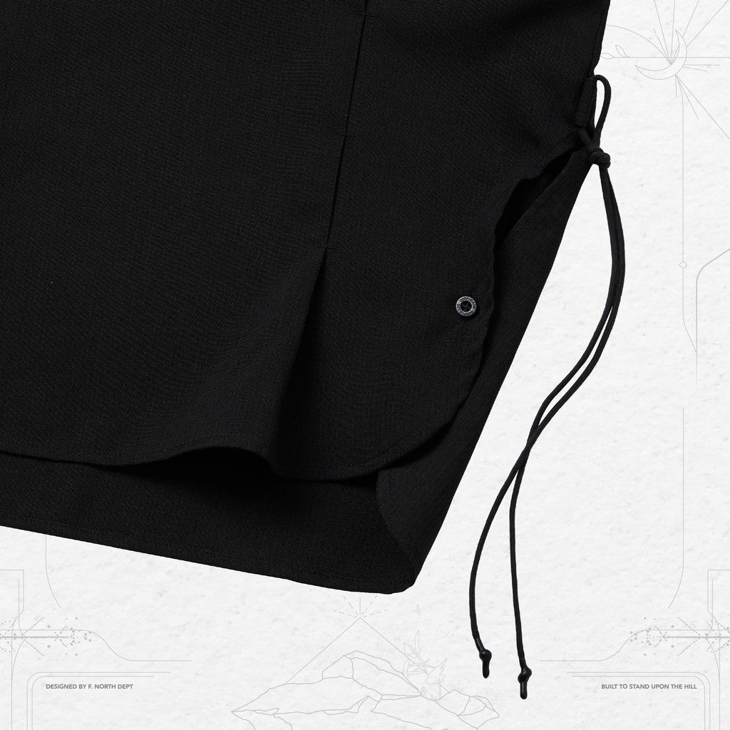 「GNV-S1」 SOFTBOX Oversized Strap Shirt #SHADOW [GOOPI-24SS-APR-03]