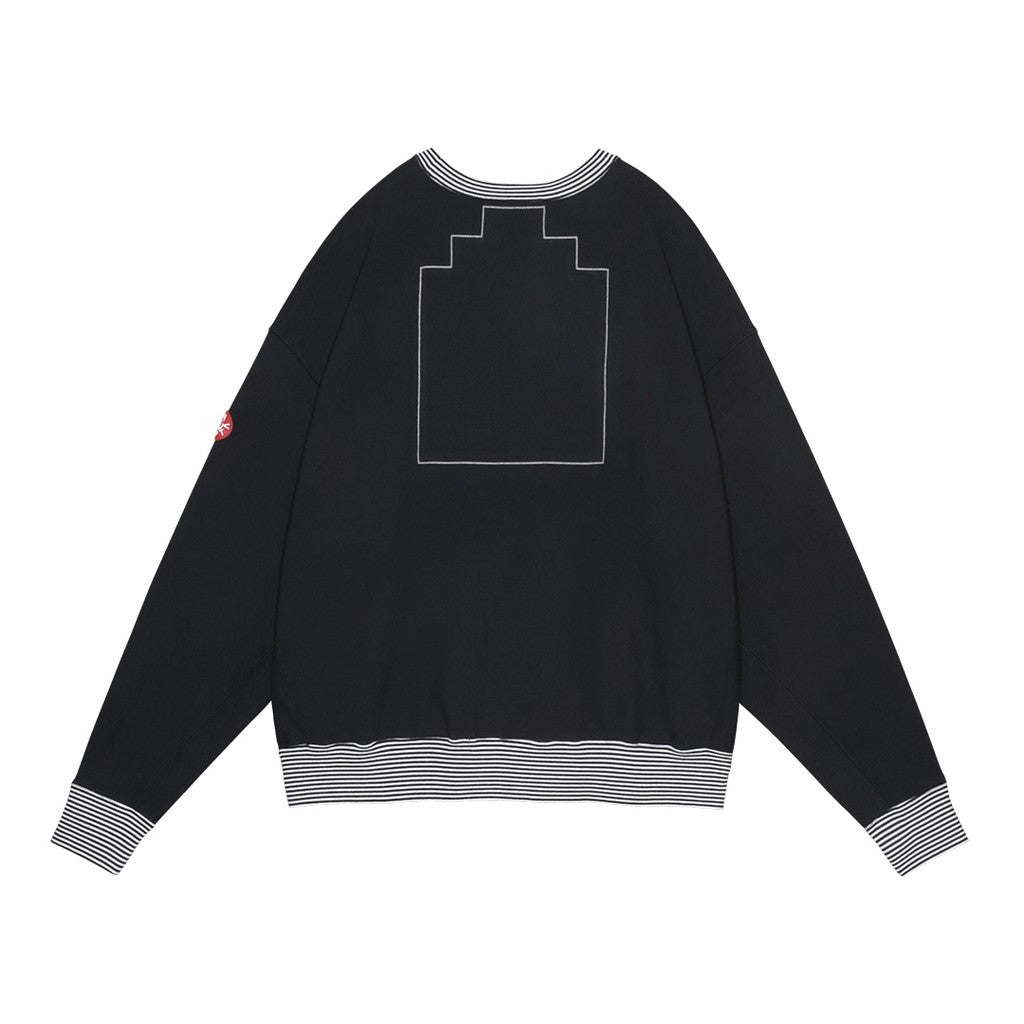 LIPS DISPLAY CREW NECK BLACK #BLACK [CES28CS04]