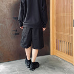 MICRO-REPS BOXY LENS SHORTS #BLACK 999 [20CMBE127A]