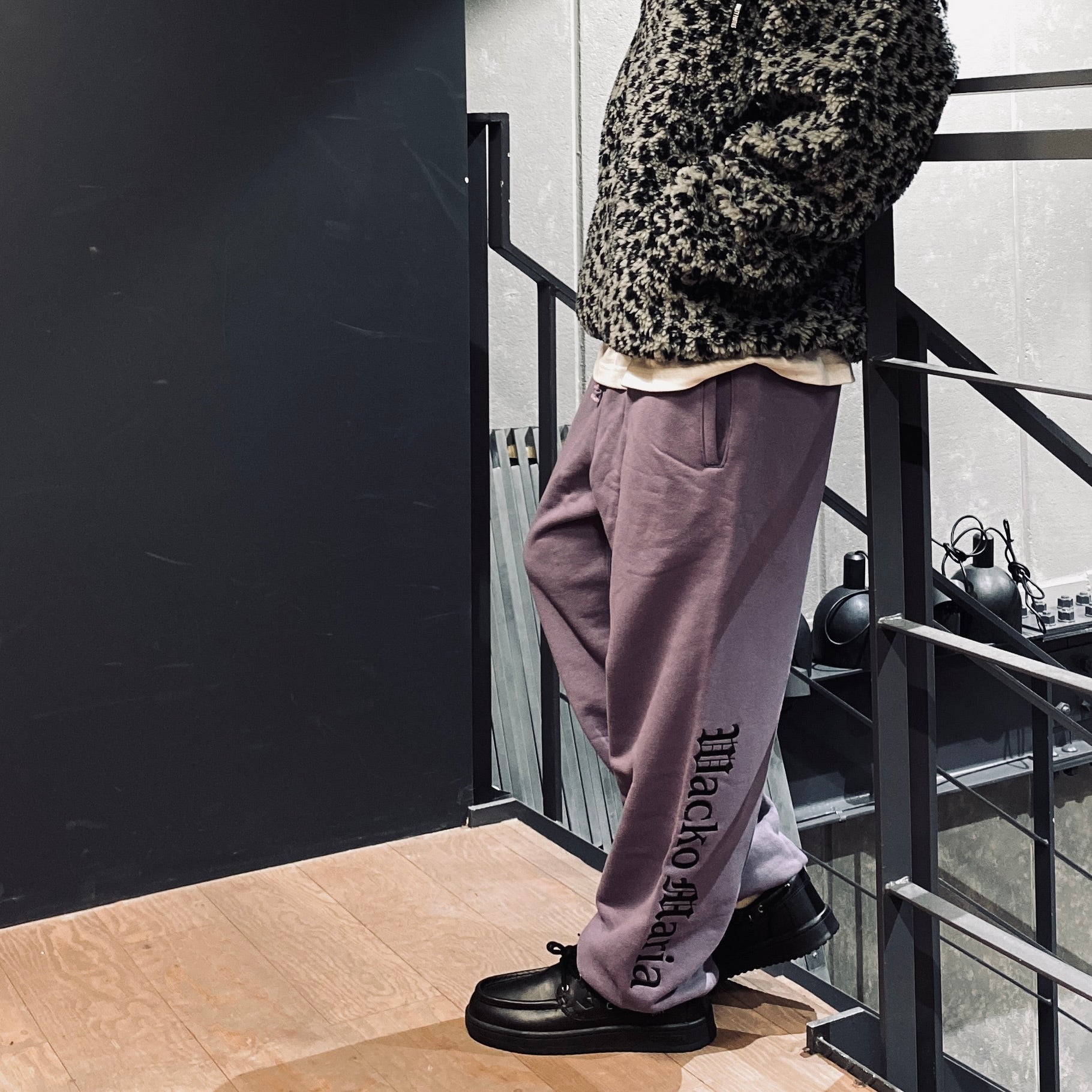 MIDDLE WEIGHT SWEAT PANTS #PURPLE [23SS-WMC-SP02]