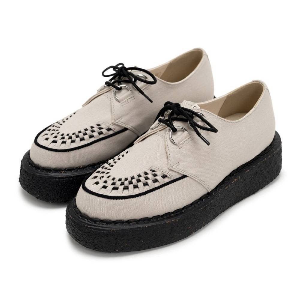 DAVID / Canvas Interlace Shoes #GRAY [S14FW712]