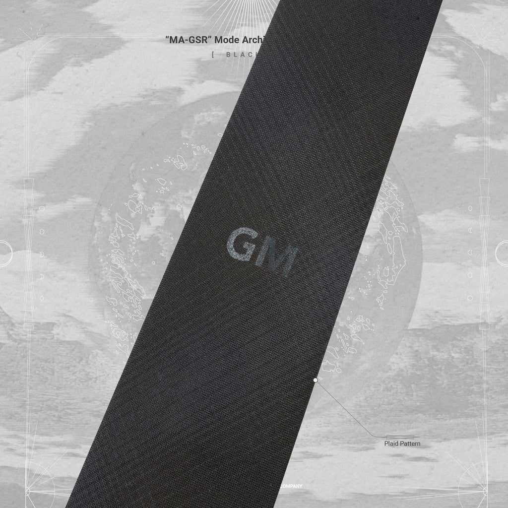 「MA-GSR」模式 Architekt GM 格紋領帶 #BK [GOOPI-24AW-SEP-02]