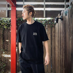 WASHED HEAVY WEIGHT CREW NECK T-SHIRT ( TYPE-5 ) #BLACK [25SS-WMT-WT05]