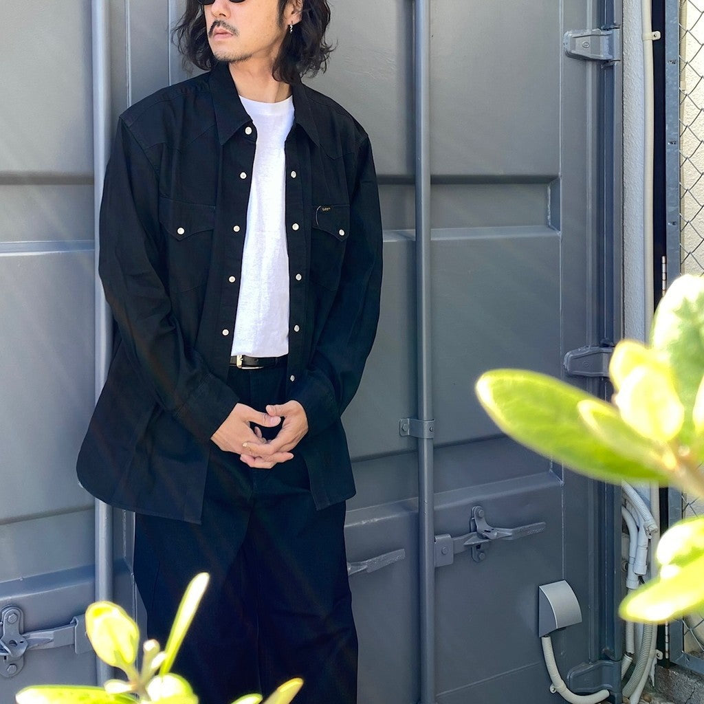 Lee | DENIM WESTERN SHIRT #BLACK [24SS-WMS-LE01]