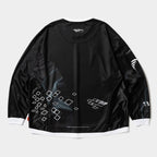 SauRas Being | L/S SOCCER JERSEY #Black [SS25-SRB03]