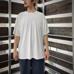 STRETCH FIBER POCKET TEE #White [25SS-T03]