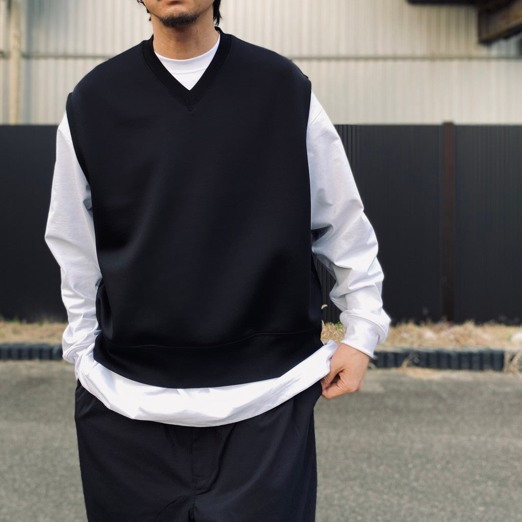 TECH DRAWSTRING L/S TEE #WHITE [BE-34026]